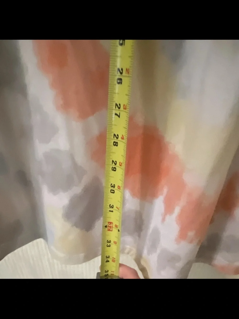 Secret Treasures Tie-Dye Sleep T-Shirt Dress - Orange, Yellow, Gray, Blue